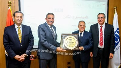 بحضور محافظ دمياط رئيس هيئة ميناء دمياط يشارك بمجلس جامعة حورس