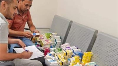 غلق صيدلية غير مرخصة بمطروح