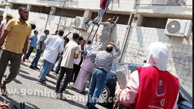 في حريق مستشفى السادات .. انقاذ المرضي ونقلهم إلي هرمل و التخصصي