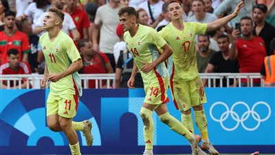 اسبانيا تهزم المغرب بهدفين وتصعد الى نهائى اوليمبياد باريس