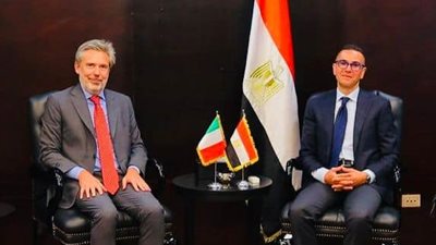 وزير الاستثمار يستقبل السفير الإيطالي لبحث سبل تعزيز التعاون