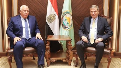 وزير الزراعة يتابع مع محافظ الوادي الجديد ملفات التعاون الزراعي المشترك