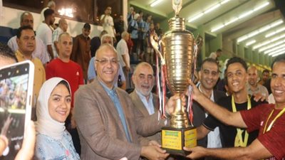 منطى بشبرا الخيمة يتوج بطلا لدوري مراكز الشباب والقرى لكرة القدم