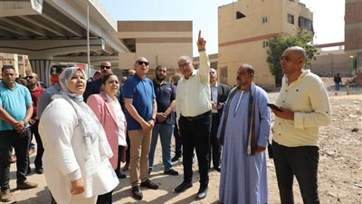 محافظ القاهرة يتابع اعمال تطوير مدينة الأمل 