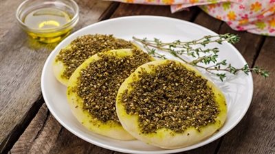 فطائر الزعتر في المنزل