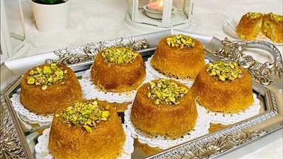 طريقة سهلة لعمل كنافة الفنجان
