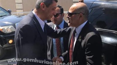 محافظ السويس يستقبل وزير العمل بمكتبه لبحث عدد من الملفات