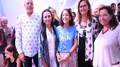 مايا مرسي وجبران يتفقدان معرض تنمية الأسرة المصرية ضمن مهرجان العلمين الجديدة