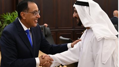 رئيس الوزراء يلتقي وزير الصناعة الإماراتى لبحث سبل تعزيز أوجه ومجالات التعاون المُشتركة