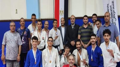 جامعة بنها تحصد ميداليتين فى بطولة الجودو للجامعات المصرية