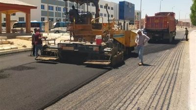 تعرف على أحدث مشروعات الطرق الجديدة فى مدينة سوهاج الجديدة.. صور