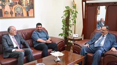 الذوادي يستقبل رئيس الإتحاد العربي للرياضة العسكرية