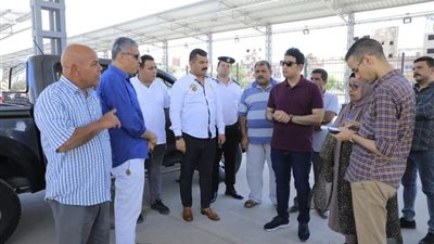 ترتيبات نهائية لتشغيل موقف أعلى المفيض الجديد