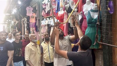 عودة الانضباط لمنطقة الساعة وباب سدره وعامود السوارى بكرموز