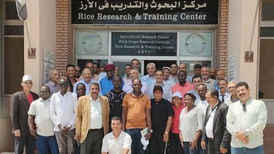 البحوث الزراعية تستقبل سفير تشاد بمحطة سخا