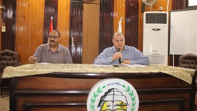 عنتر يناقش جاهزية مدارس بنى سويف للعام الدراسي الجديد