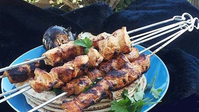 طريقة عمل الشيش طاووق على الفحم كالمطاعم