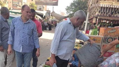 إزالة 488 حالة إشغال بشوارع 3 مراكز بالمنيا