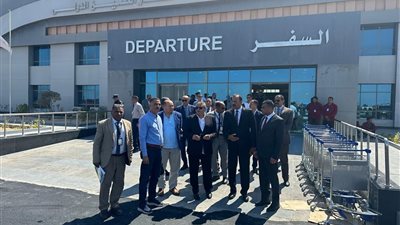 اللجنةالعلياللتفتيش الأمني والبيئي تتفقدمطاري العلمين ومرسى مطروح