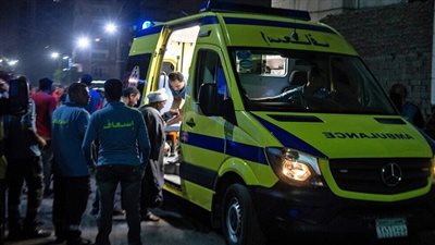 اصابة 5 فى انقلاب سيارة ملاكي في ترعه بالدقهلية