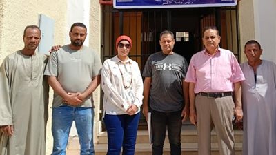 رئيس جامعة الأقصر تتفقد مبانى المدينة الجامعية والمكتبة