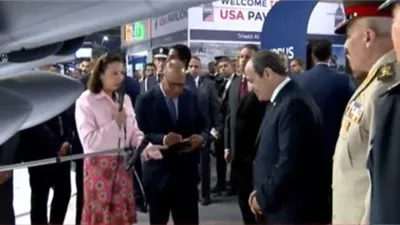 الرئيس يشكر شركة داسو الفرنسية على التعاون البناء مع مصر بمجال الطيران