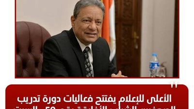 الأعلى للإعلام يفتتح فعاليات دورة تدريب الصحفيين الشباب الأفارقة.. السبت
