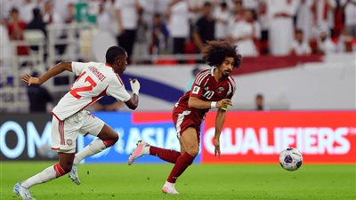 شاهد .. ثلاثية الامارات أمام قطر بتصفيات مونديال 2026