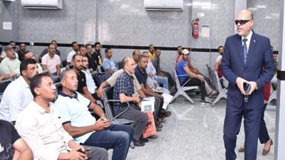 وزير العمل يتابع إختبارات شباب تقدموا لفرص عمل في البوسنة والهرسك