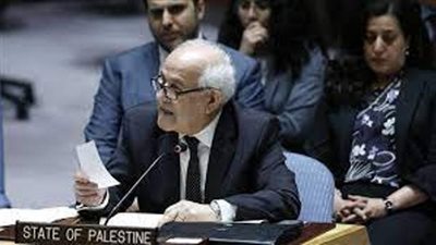 مندوب فلسطين بالأمم المتحدة: مجلس الأمن أخفق في تحمل مسئولياته لو