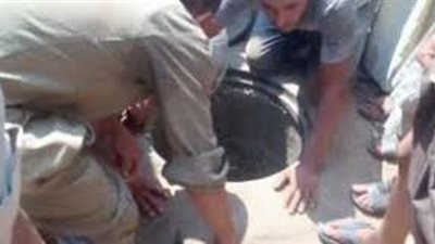 مصرع 3 عمال داخل بالوعة صرف صحي فى البدرشين