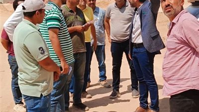 رئيس جهاز العبور الجديدة يتفقد تنفيذ مشروعات المرافق بالأمل