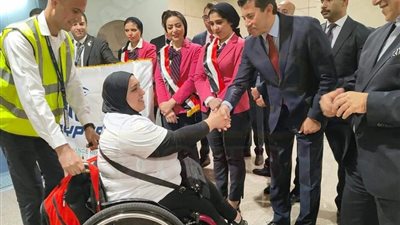 مصر للطيران تستقبل أبطال مصر المشاركين في دورة الألعاب البارالمبية باريس 2024