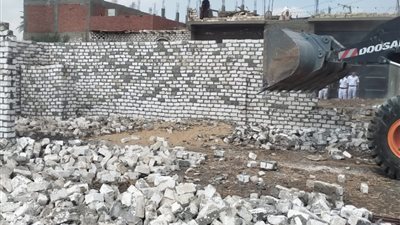 إزالة 190 حالة ضمن الموجة الــ23 لإزالة التعديات فى بنى سويف