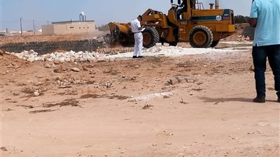 إزالة تعديات ومخالفات بناء في حملات بالساحل الشمالي الغربي