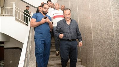 محافظ أسيوط يتفقد مستشفى الايمان العام للاطمئنان على الخدمات