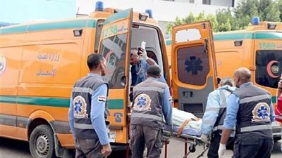 إصابة 6 فى تصادم ملاكي مع آخرى سوزوكي اتجاه دائري المنيب