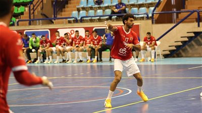 رجال يد الأهلي يفوز على سبورتنج في الدوري