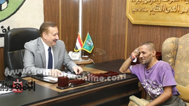 محافظ المنوفية خلال