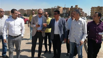 رئيس جهاز المدينة يتفقد أعمال المرافق والطرق ببنى سويف الجديدة