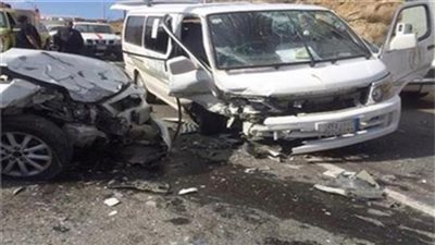 إصابة 3 فى تصادم سيارة ميكروباص وأخري ملاكي فى الفيوم