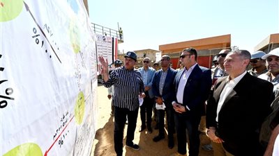 وزير الإسكان يتابع سير العمل بمحطة مياه خور أبو سبيرة بأسوان