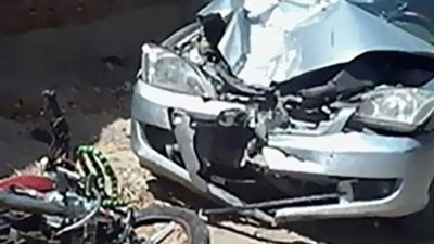 مصرع وإصابة 3 فى تصادم بين سيارة ملاكى ودراجة نارية بالشرقية
