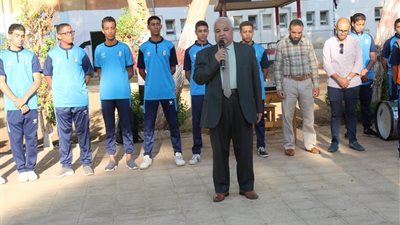 ذكرى إنتصارات أكتوبر فى طابور الصباح بمدارس الأقصر