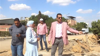 تطوير البنية التحتية في المنطقة الصناعية الثالثة بالعاشر من رمضان