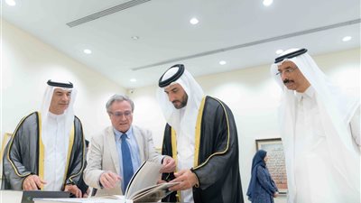 سلطان بن أحمد القاسمي يفتتح فعاليات الدورة الـ 11 من ملتقى الشارقة للخط