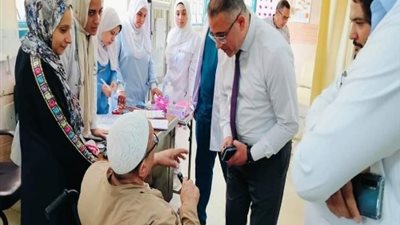 مدير التأمين الصحي بالقليوبية يتفقد الخدمة الطبية بمستشفى النيل