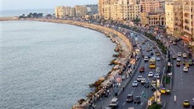 انتهاء الايقاف الجزئي للمرور بطريق الكورنيش بسيدي جابر
