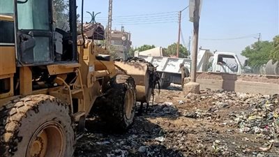 محافظ أسيوط : إزالة المخلفات الناتجة من أعمال تطهير الترع