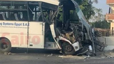 أسماء ضحايا حادث تصادم أتوبيس لنقل العمال بالإسماعيلية
